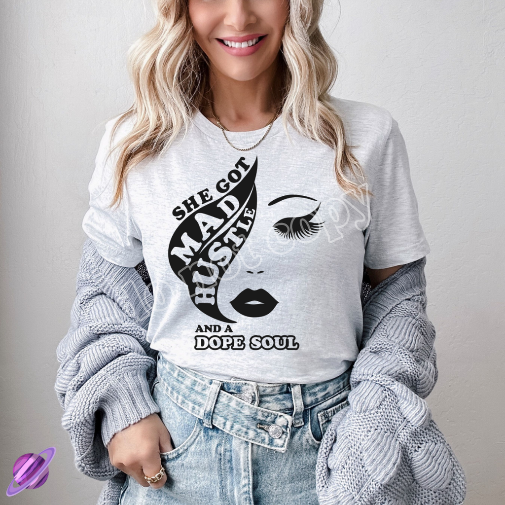 MAD HUSTLE FACE TEE Hoodie, Sweatshirt | CoreVibeTees.com (Image 1)