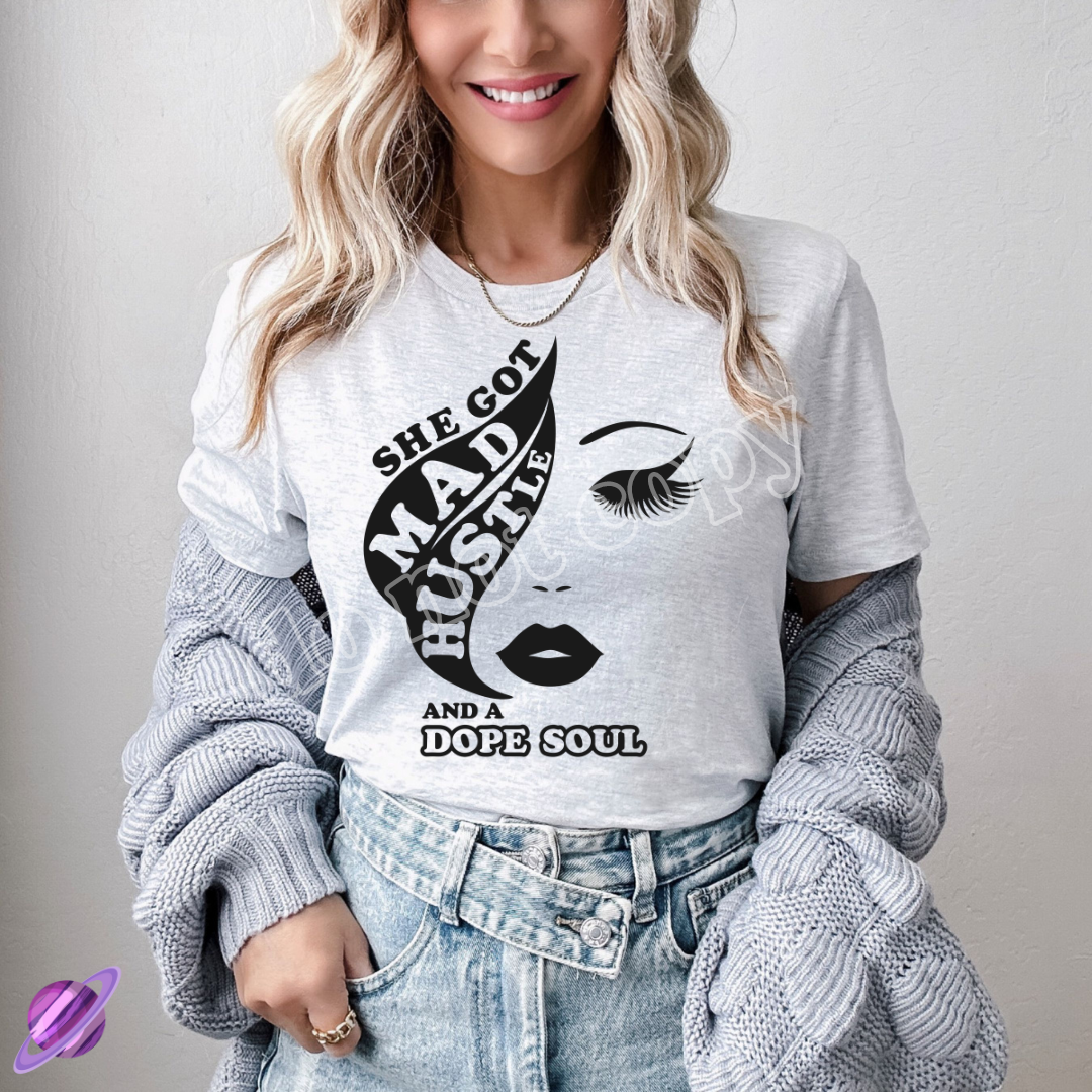 MAD HUSTLE FACE TEE Hoodie, Sweatshirt | CoreVibeTees.com (Image 1)