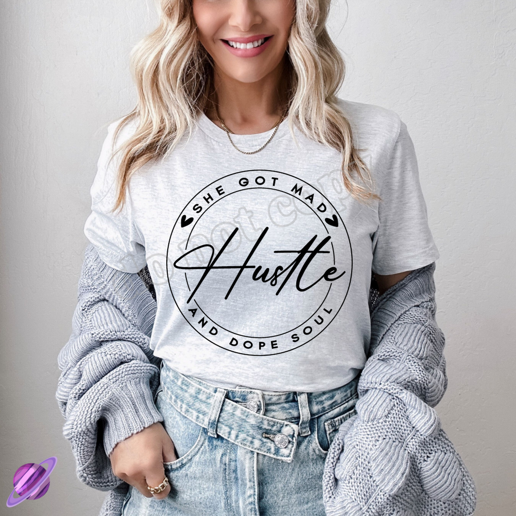 MAD HUSTLE CIRCLE TEE Hoodie, Sweatshirt | CoreVibeTees.com (Image 1)