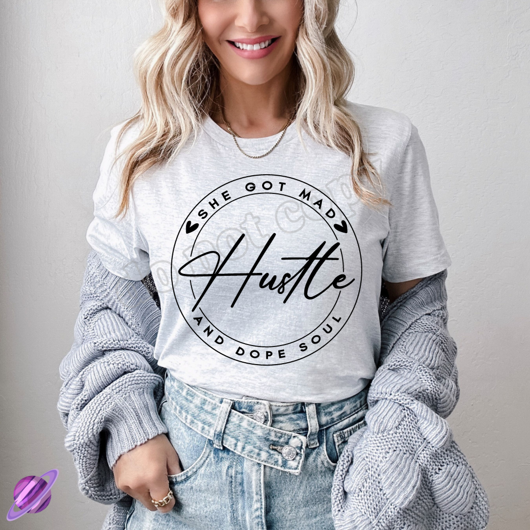 MAD HUSTLE CIRCLE TEE Hoodie, Sweatshirt | CoreVibeTees.com (Image 1)