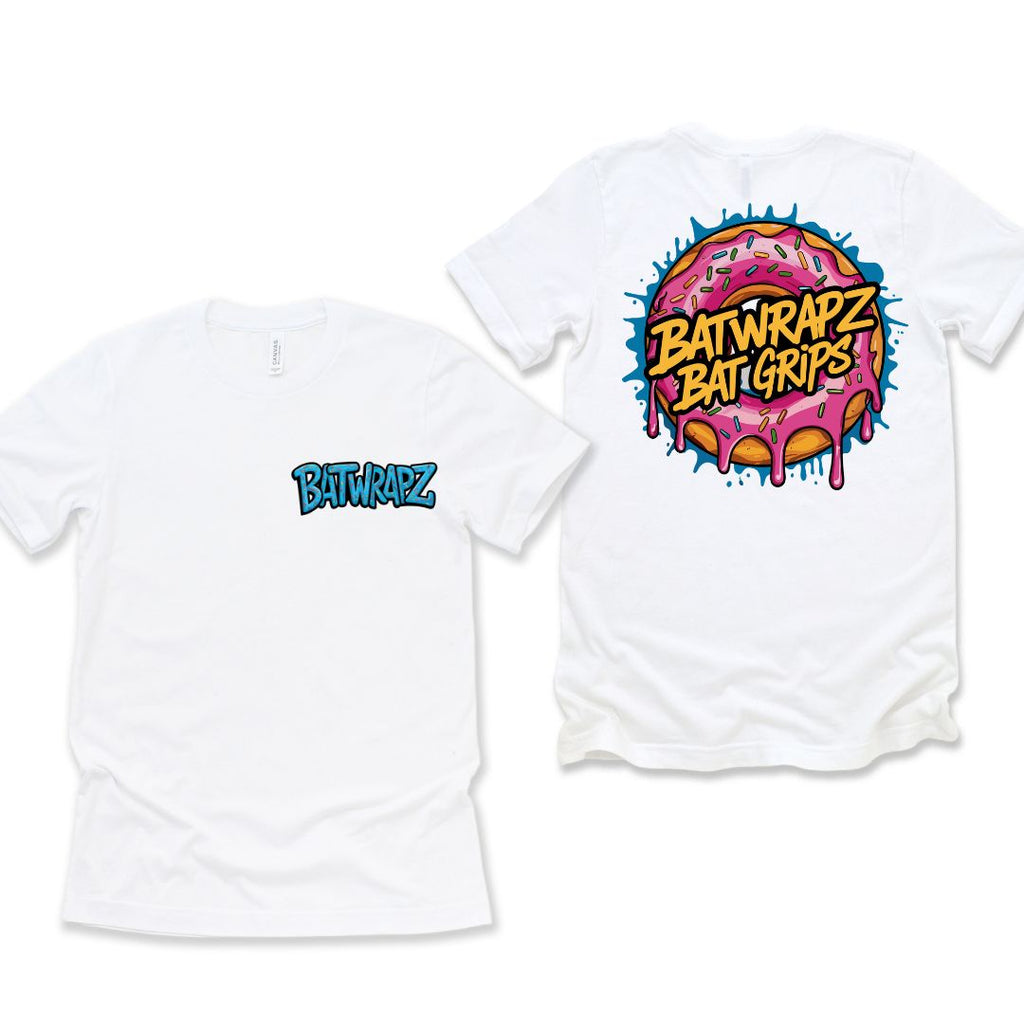 BatWrapz Baseball "Donuts" Youth T-Shirt Hoodie, Sweatshirt | CoreVibeTees.com (Image 1)