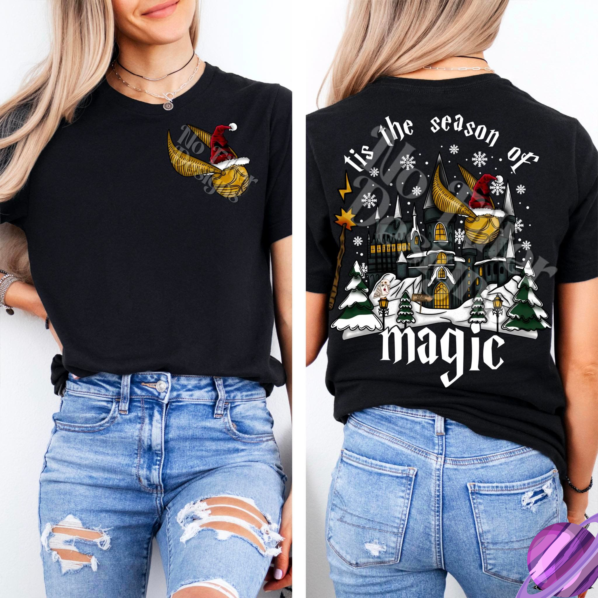 TIS THE SEASON OF MAGIC- DOUBLE SIDED TEE Hoodie, Sweatshirt | CoreVibeTees.com (Image 1)