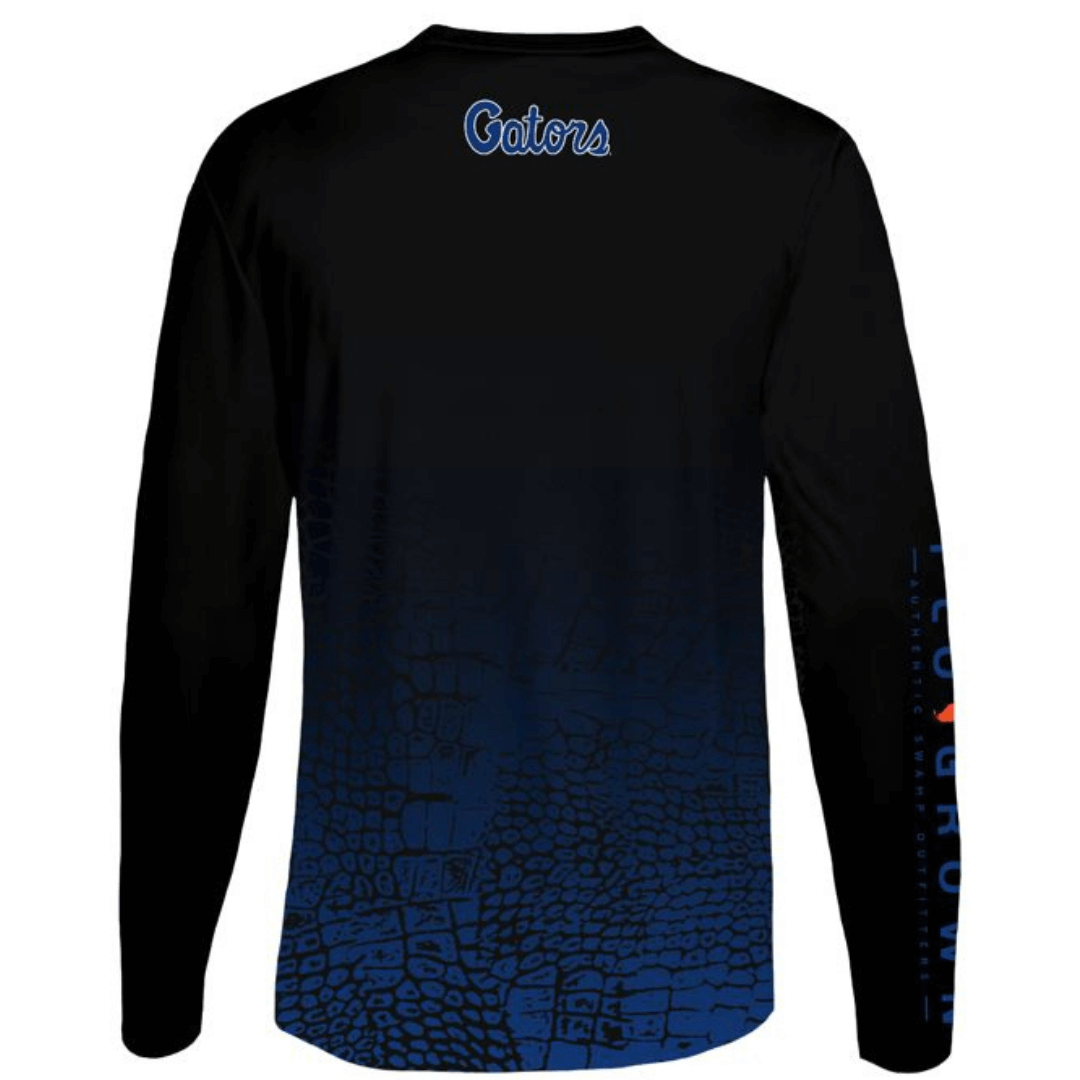 Florida Gators Blackout Gatorskin Performance Tee Hoodie, Sweatshirt | CoreVibeTees.com (Image 2)