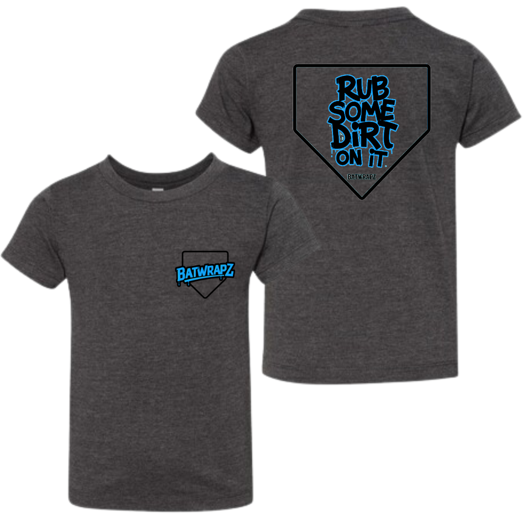 BatWrapz "Rub Some Dirt on It" Toddler T-Shirt - Gray Hoodie, Sweatshirt | CoreVibeTees.com