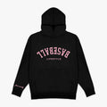 Upside Down Baseball Hoodie - Black/Pink T-Shirts, Sweatshirt | CoreVibeTees.com (Image 1)