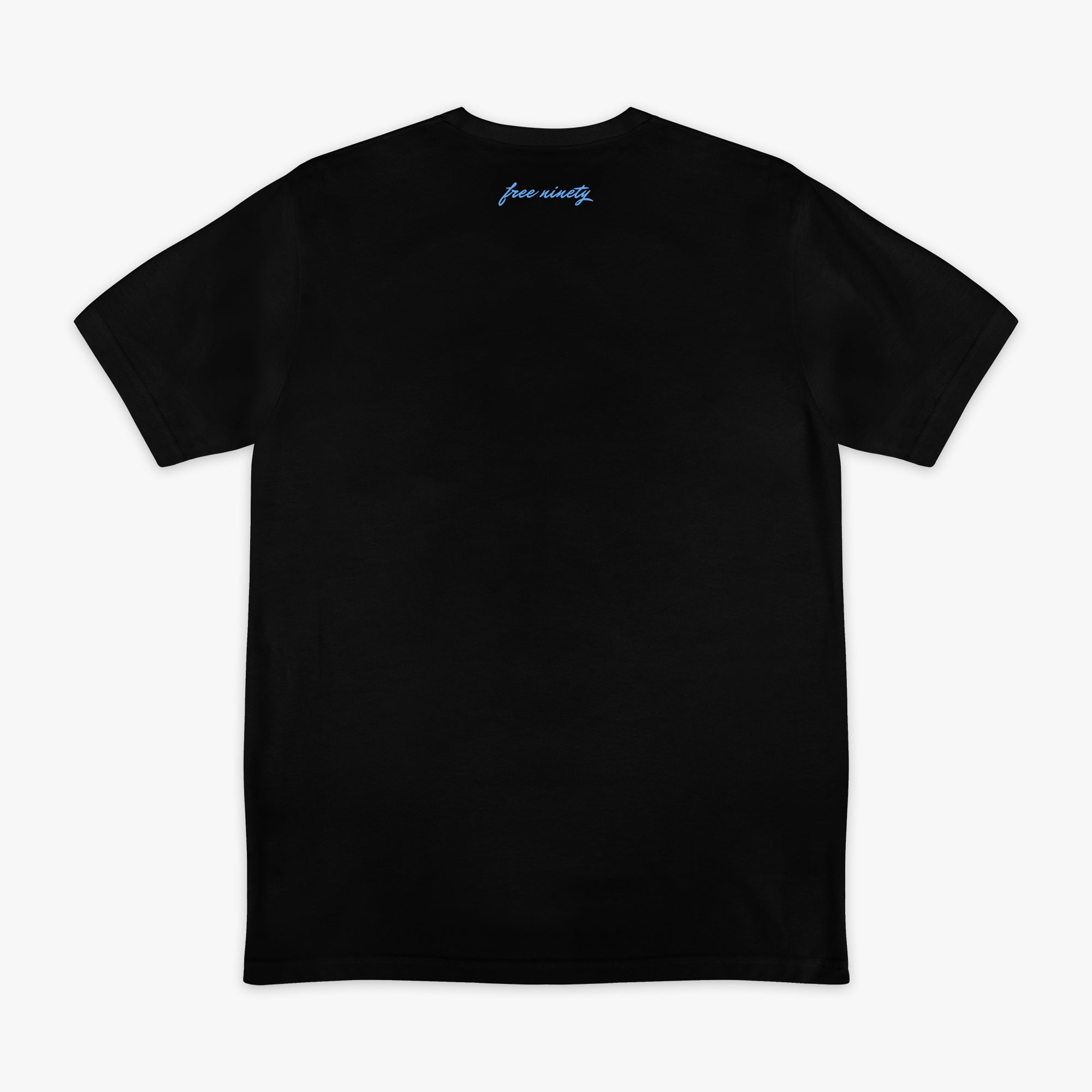 Upside Down Baseball Tee - Black/Light Blue Hoodie, Sweatshirt | CoreVibeTees.com (Image 2)