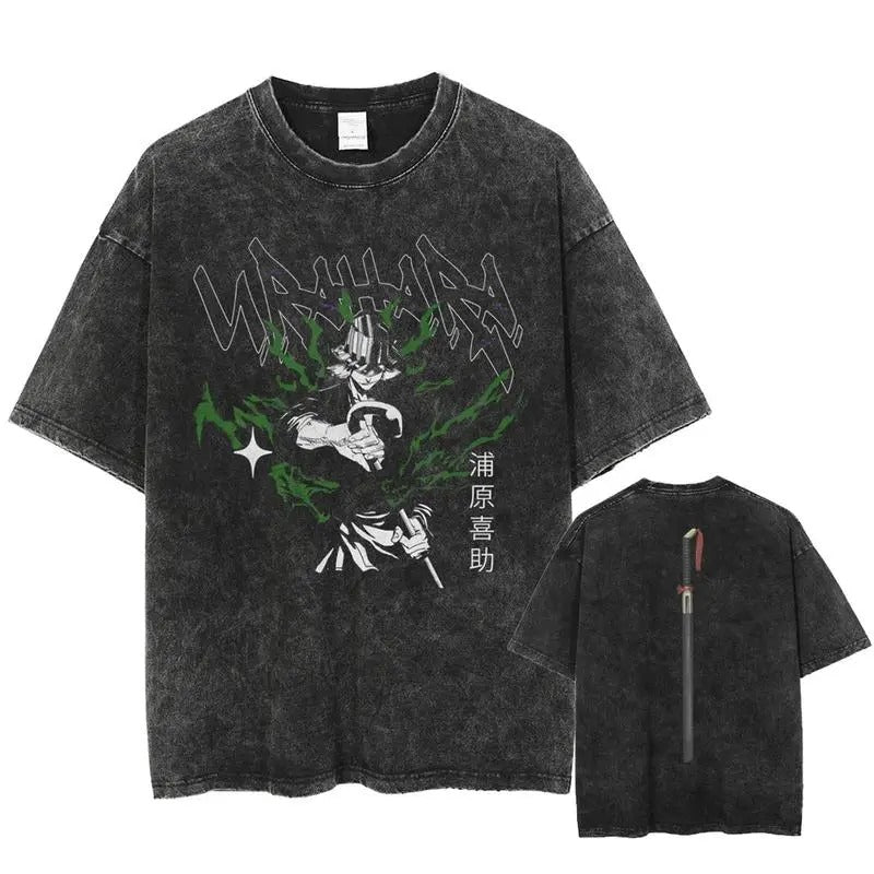 Urahara Kisuke Bleach Washed #Heavyweight T-shirt, Gift for Anime Fans Sweatshirt, Hoodie, Comfort Colors