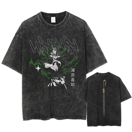Urahara Kisuke Bleach Washed #Heavyweight T-shirt, Gift for Anime Fans Sweatshirt, Hoodie, Comfort Colors