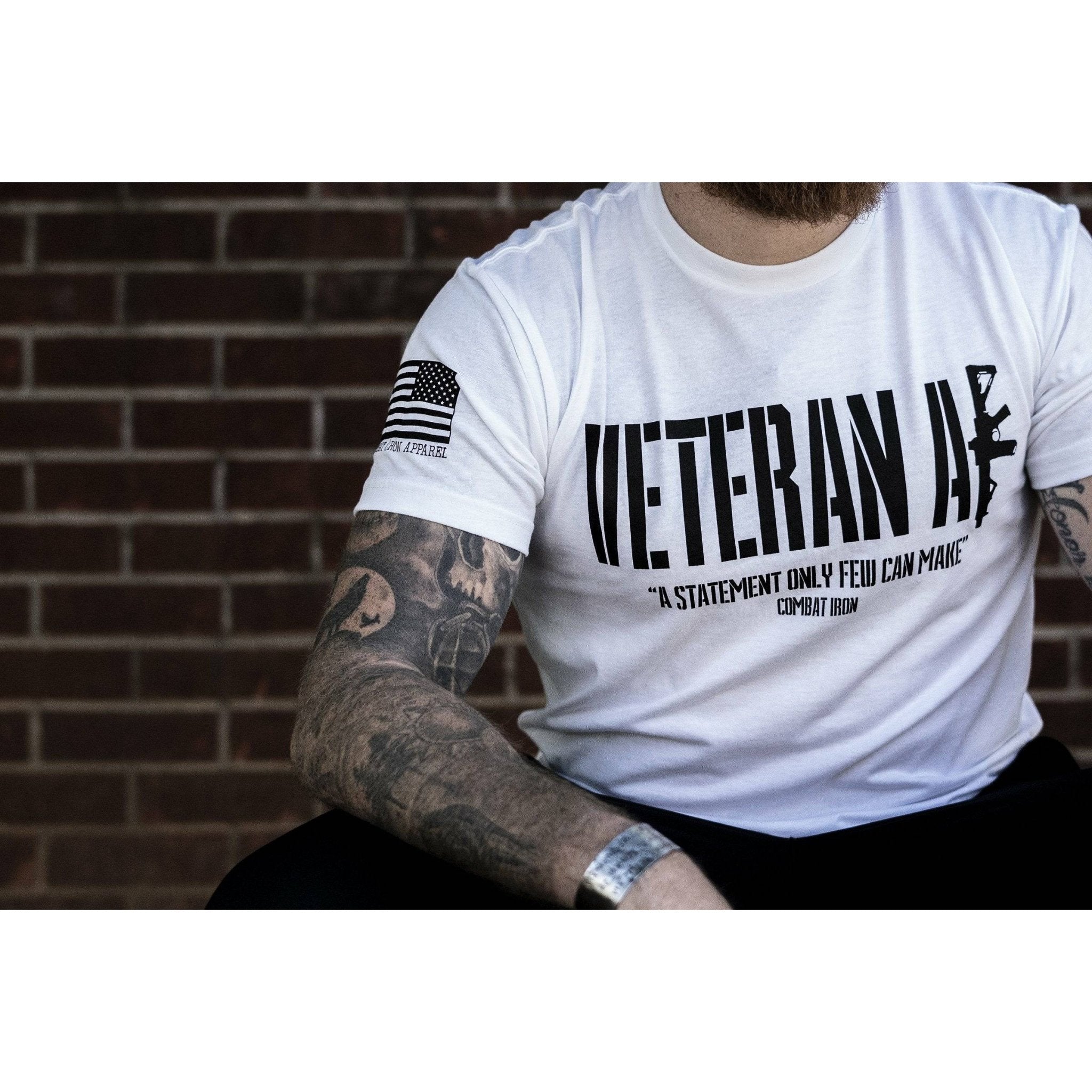 Veteran AF Men's T-Shirt Hoodie, Sweatshirt | CoreVibeTees.com (Image 5)