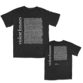 Self-Titled Lyrics T-Shirt (Black) Hoodie, Sweatshirt | CoreVibeTees.com (Image 1)