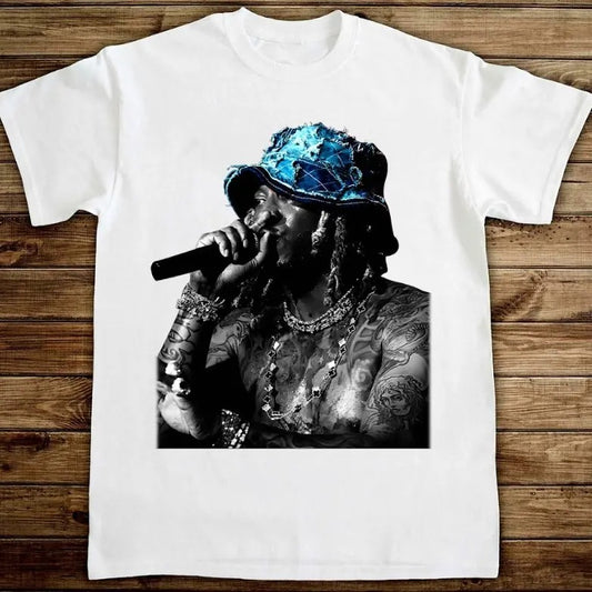VINTAGE TEE _ FUTURE Hat Blue Tee, Graphic Tee - Fan Favorite