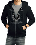 Valar Morghulis All Men Must Die Black Zipper Hoodie T-Shirts, Sweatshirt | CoreVibeTees.com