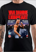 Van Damme Lionheart Black T-Shirt Hoodie, Sweatshirt | CoreVibeTees.com