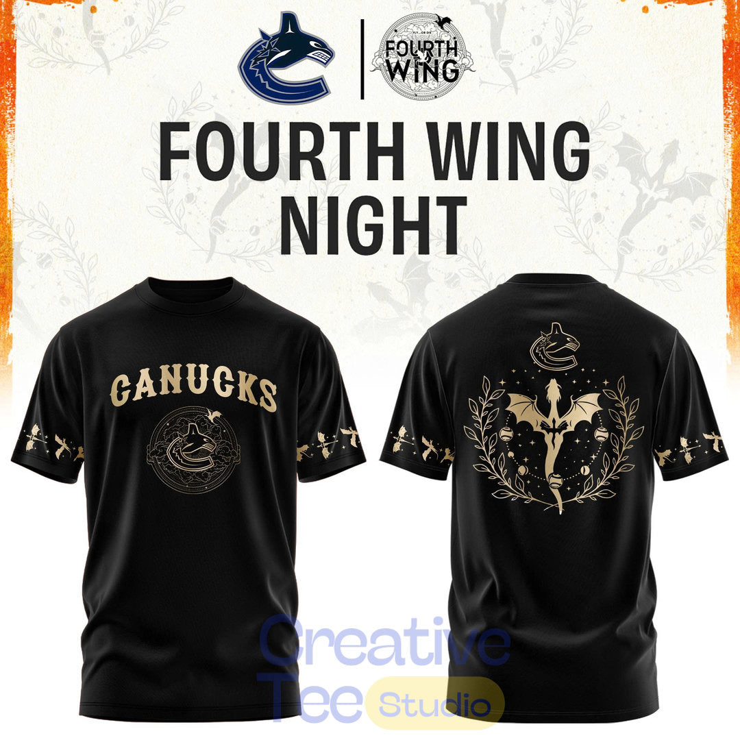 Vancouver Canucks Fourth Wings Night Limited Edition Hoodie