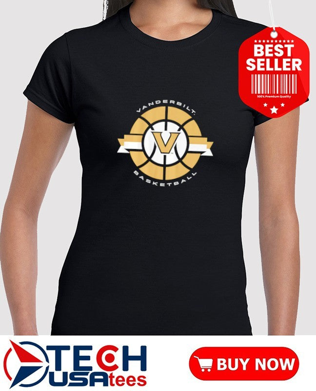 Vanderbilt Commodores Basketball classic circle logo shirt