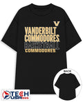 Vanderbilt Commodores Basketball text logo overlay shirt