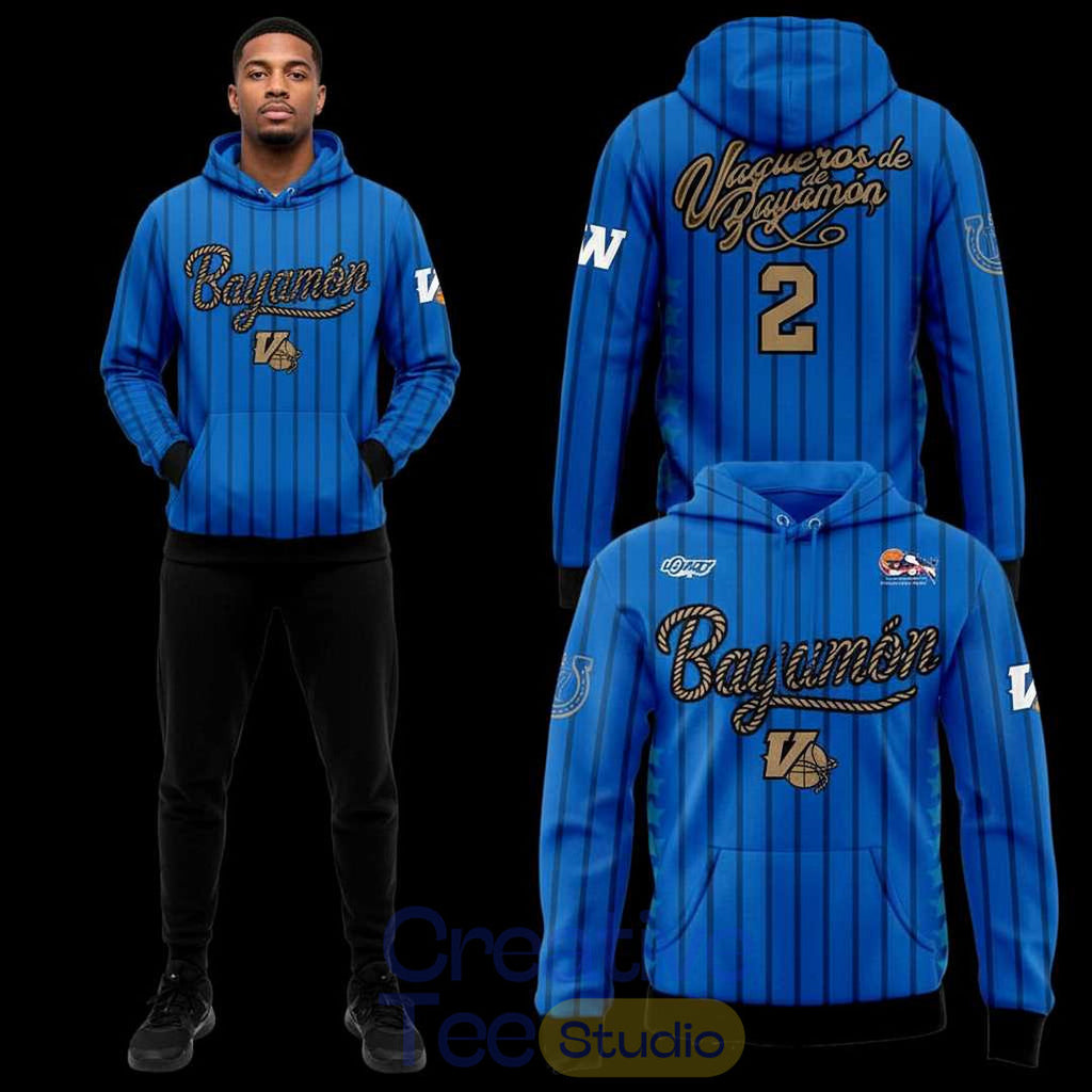 Vaqueros de Bayamon 2026 Another Win Striped Version Hoodie