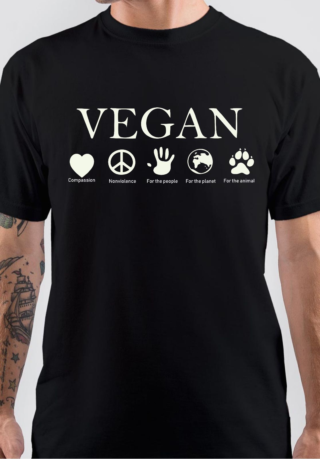 Vegan T-Shirt Hoodie, Sweatshirt | CoreVibeTees.com