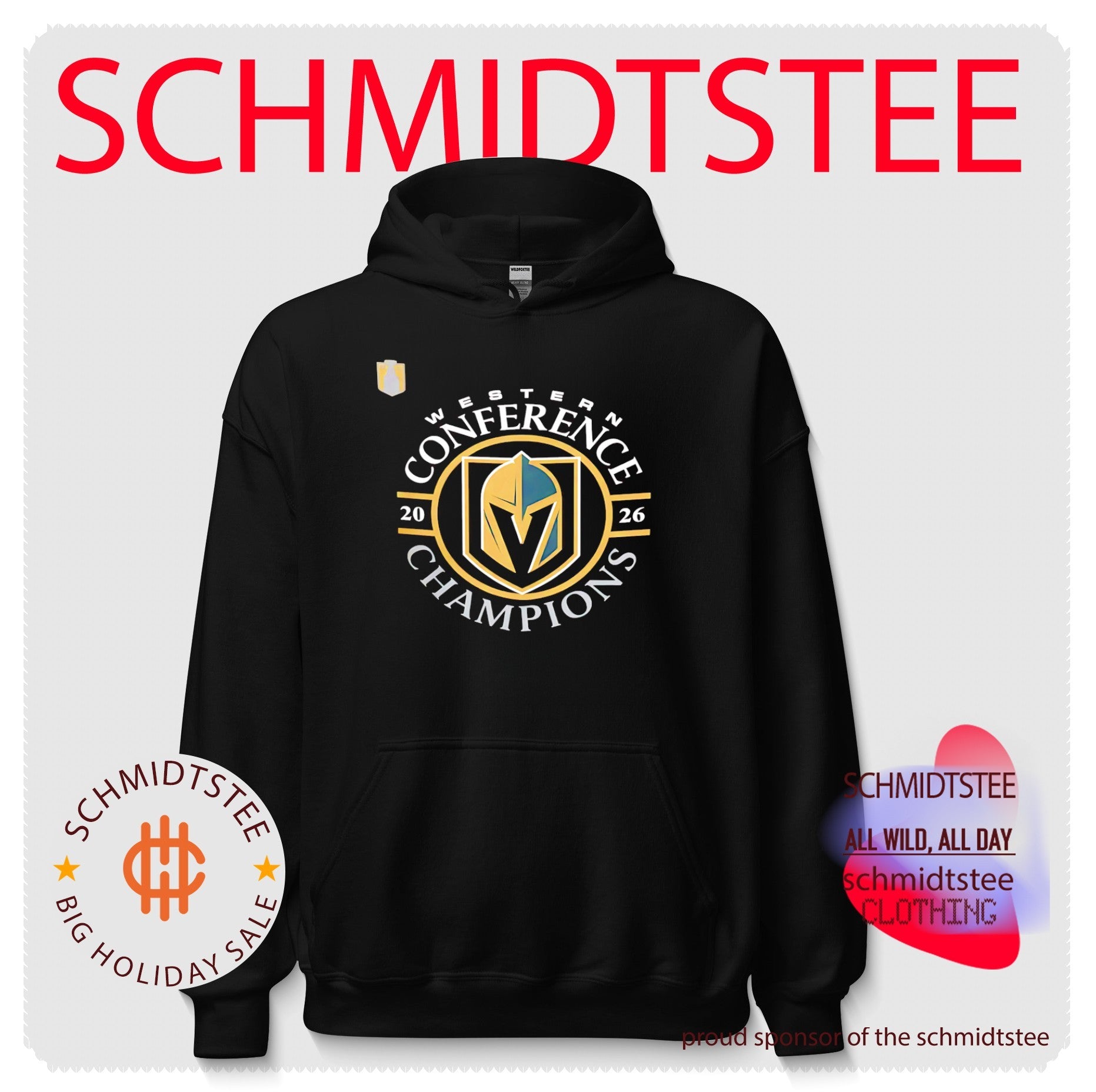 Vegas Golden Knights 2026 NHL Western Conference Champions Locker Room logo shirt