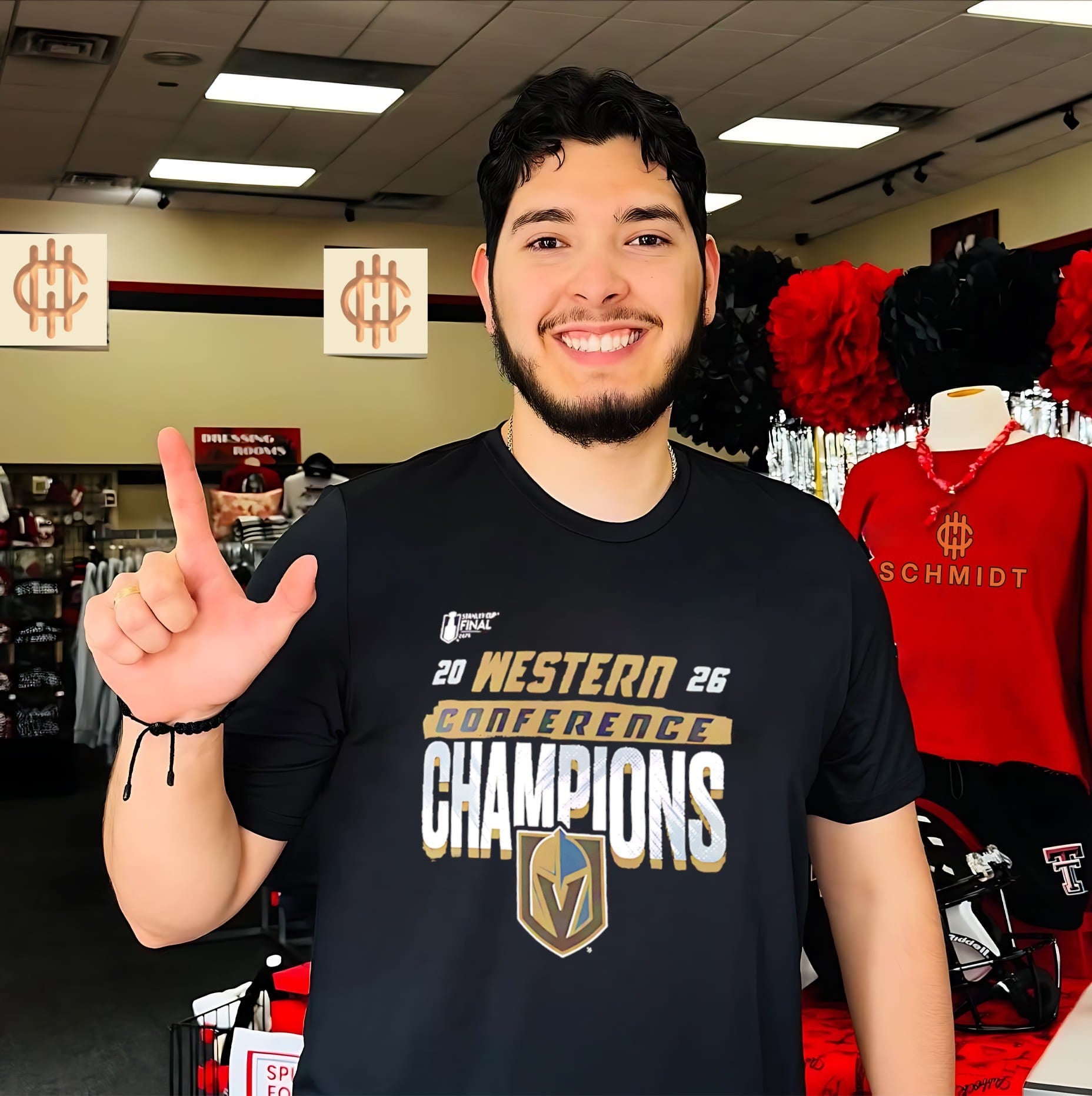 Vegas Golden Knights 2026 Western Conference Champions Core Logo shirt
