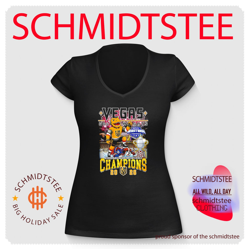 Vegas Golden Knights 2026 Western Conference Champions mascot shirt