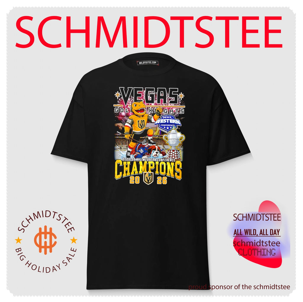 Vegas Golden Knights 2026 Western Conference Champions mascot shirt