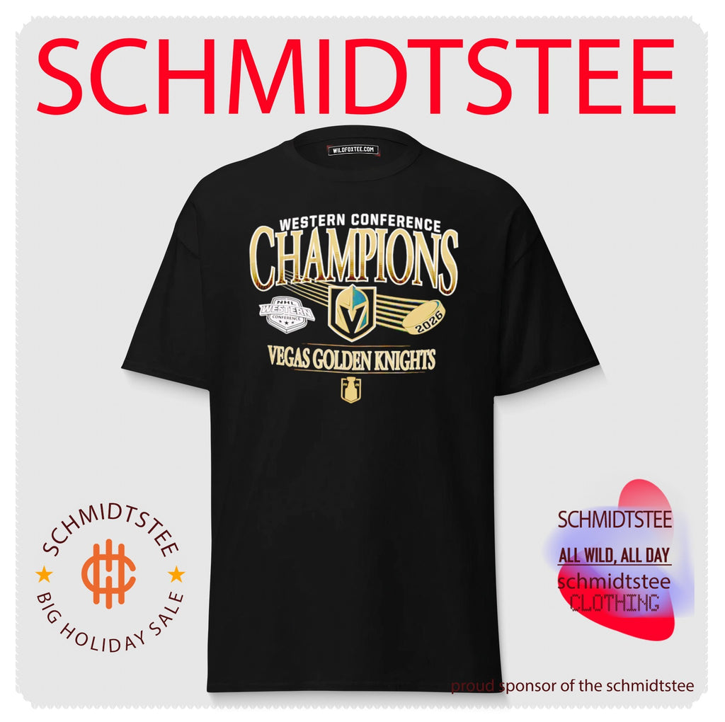 Vegas Golden Knights 2026 Western Conference Champs logo shirt