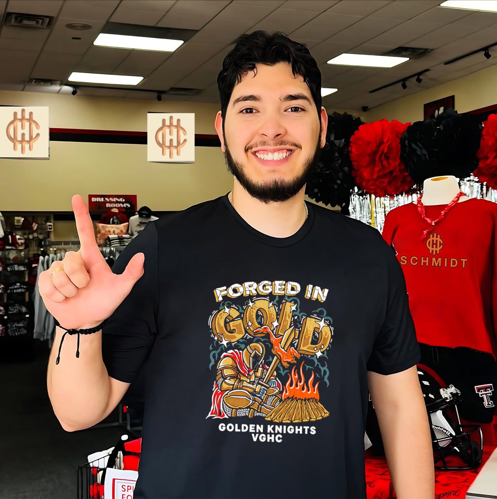 Vegas Golden Knights Forged in Gold Roasted Duck shirt