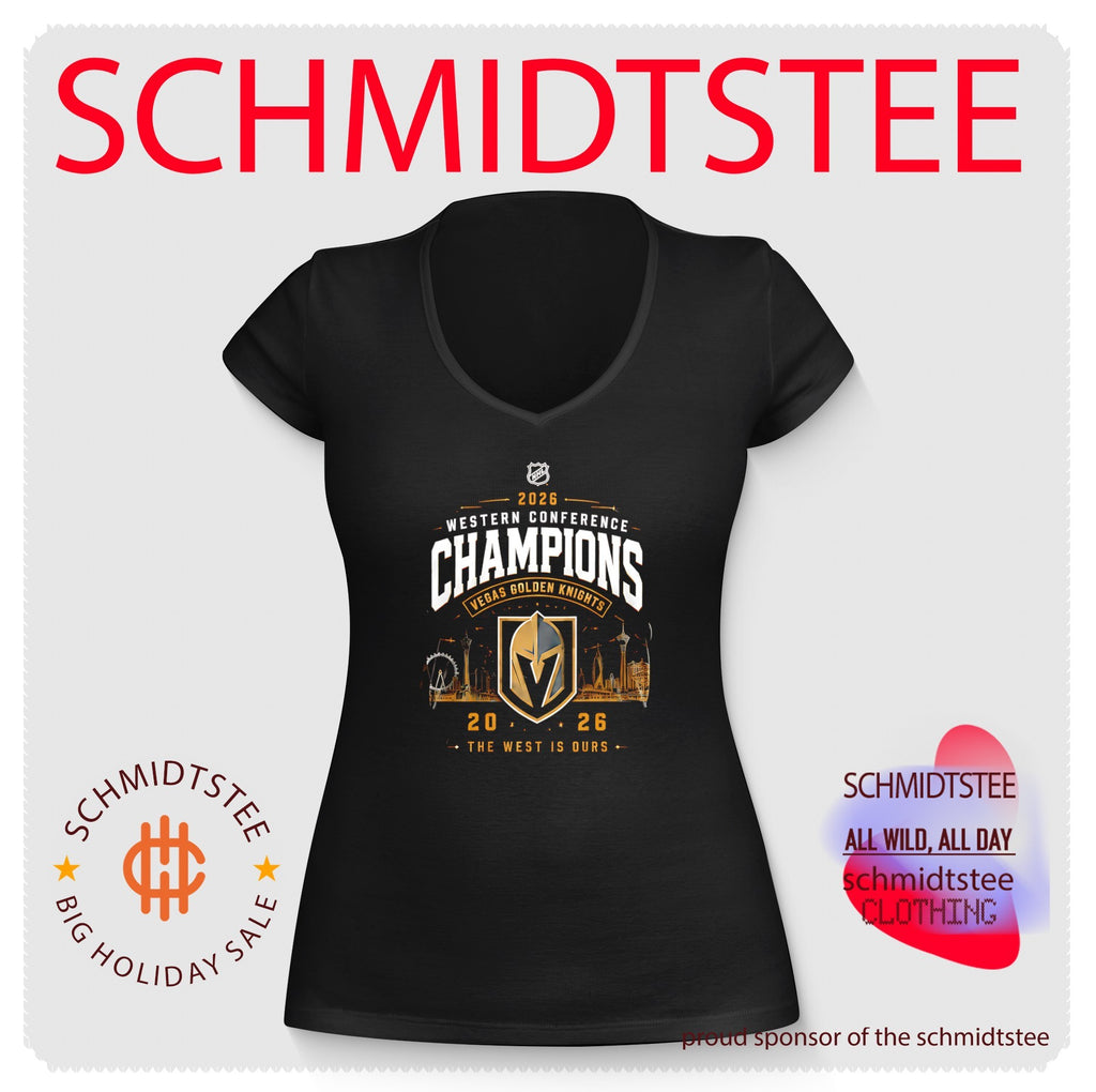 Vegas Golden Knights Western Conference Champions 2026 The West is ours skyline shirt