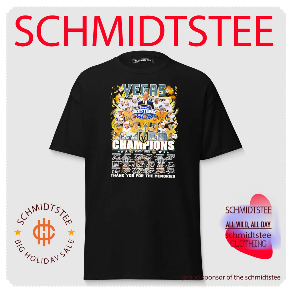 Vegas Golden Knights champions 2025 2026 thank you for the memories shirt