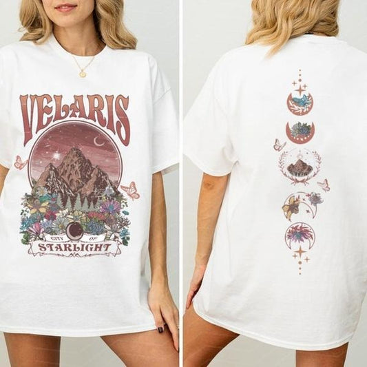 Velaris City Of Starlight Tee Shirt, The Night Court Shirt, SJM Merch, Court of Dreams Rhysand Maas Merch, Booklover Tee, Bookish Gift