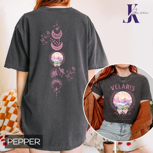 Velaris City of Starlight ACOTAR Shirt, The Night Court Shirt, Bookish Gift, Court of Thorns and Roses Shirt | SJM Merch Crewneck Top