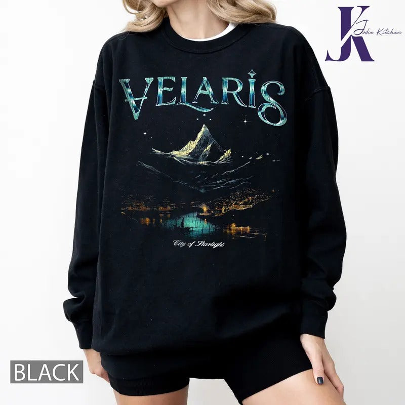 Velaris Shirt, ACOTAR shirt, acotar Merch, Night Court Shirt, City Of Starlight, Sarah J Mass House of Wind, Prythian, Officially Licensed
