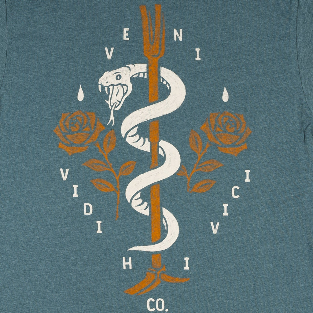 Veni-Vidi-Vici - Indigo Tee Hoodie, Sweatshirt | CoreVibeTees.com (Image 3)