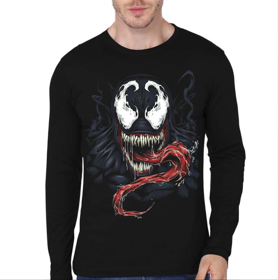 Venom Full Sleeve T-Shirt Hoodie, Sweatshirt | CoreVibeTees.com