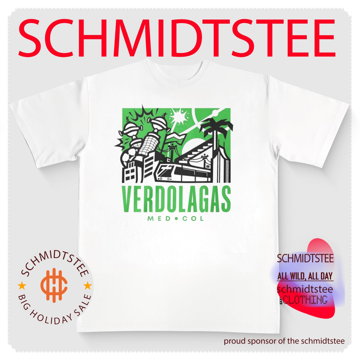 Verdolagas Med Col Unique Colombian Soccer shirt