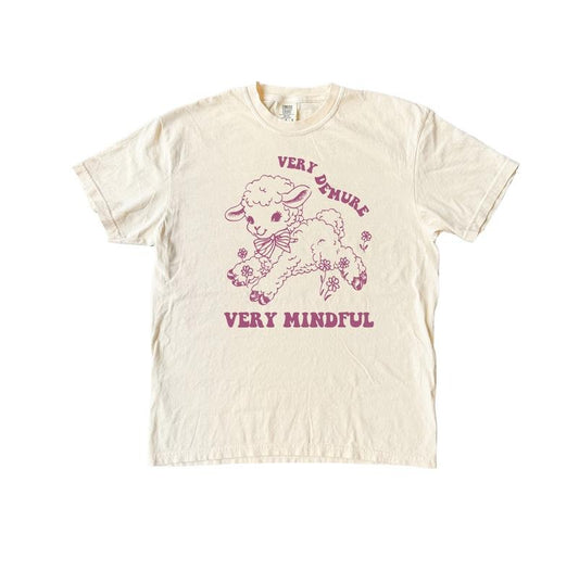 Very Demure Lamb T Shirt, Trendy Comfort Colors Shirt