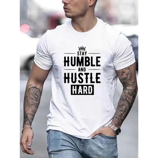 Vibrant Pattern Crew Neck Tee - Stylish Men's Round Neck Short Sleeve T-Shirt - Comfy Regular Fit Casual Top for Spring Summer Holiday Leisure Vacation - Fashionable Gift Idea for Him Made in USA