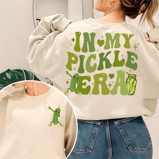 Victoria Maxwell, Funny Canned Pickles Sweatshirt, In My Pickle Era Shirt, Canning Season Sweater, Pickle Jar Gift, Funny Pickles Lover Hoodie, Pickles Shirt, Gift For Her