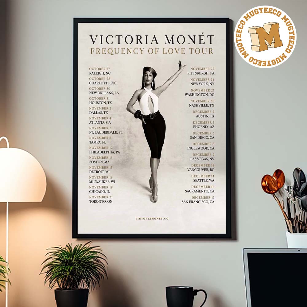 Victoria Monét Frequency of Love Tour 2026 Home Decor Poster Canvas