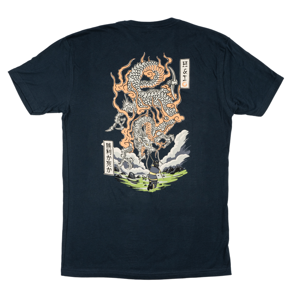 Victory or Death- Navy Tee Hoodie, Sweatshirt | CoreVibeTees.com (Image 1)