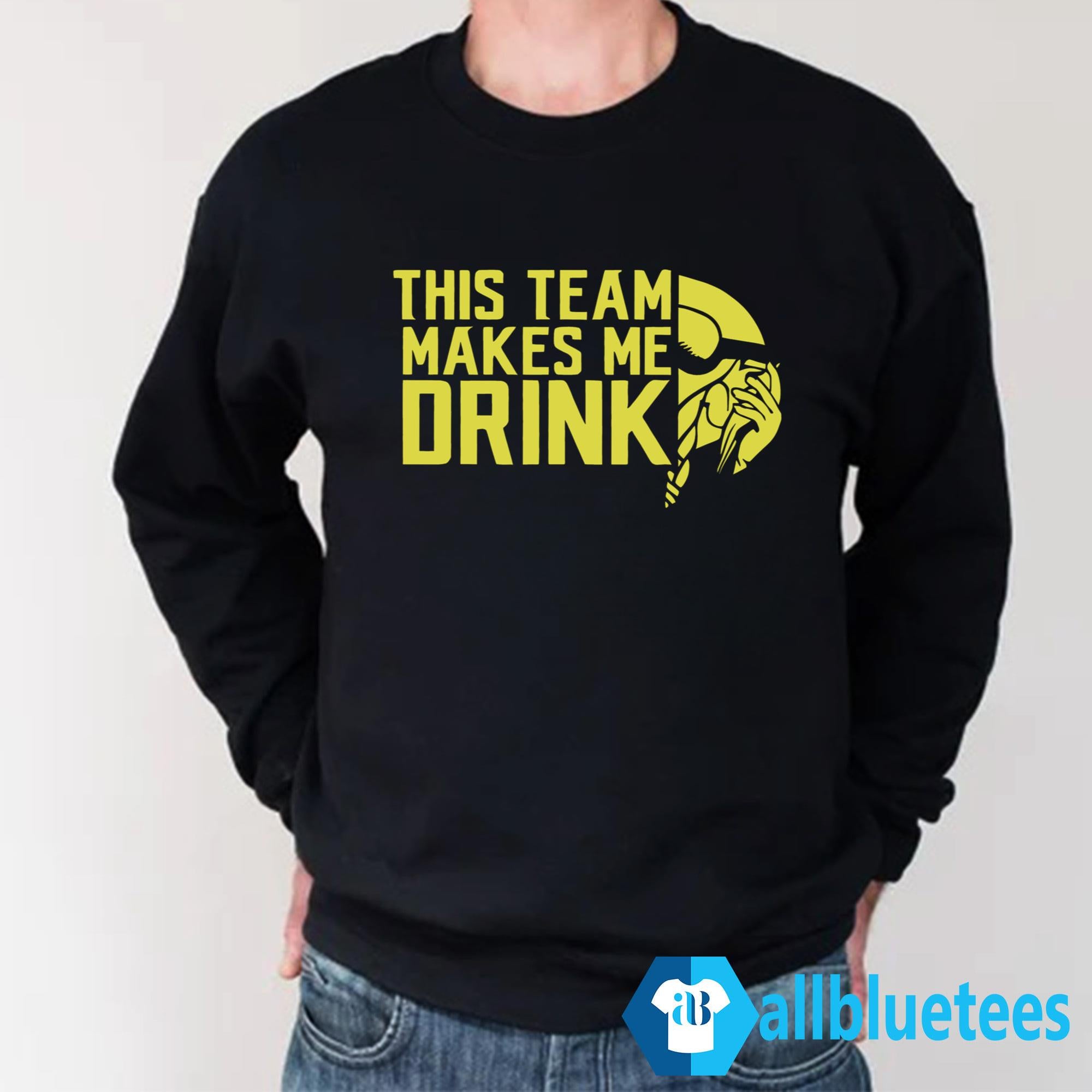 Vikings This Team Makes Me Drink Shirt