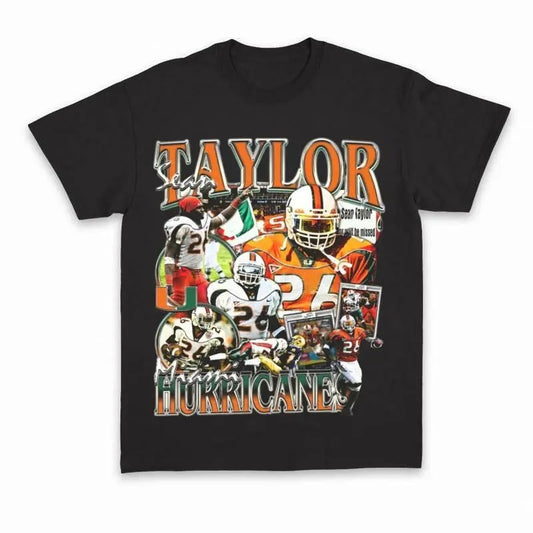 Vintage 90s Sean Taylor Football T-shirt, Vintage Graphic Tee, Sport Shirt, Unisex Tee For Men, For Women