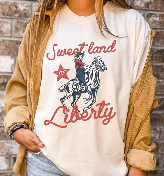 Vintage Americana 4th of July Shirt, Retro Cowboy, Summer Cowgirl Shirt, Patriotic, Americana Tee, USA Independence Day Shirt