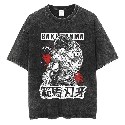 Vintage Baki Hanma Tee, Retro Anime Graphic Shirt Sweatshirt, #Hoodie, Comfort Colors