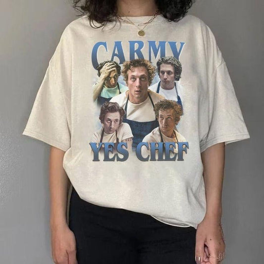 Vintage Bootleg Rap Yes Chef T-Shirt, The Bear Graphic Fan Gift Tee