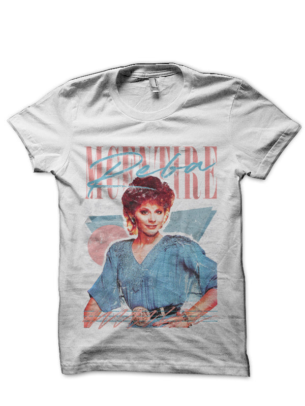 Vintage Faded 80s Style Fan Design Reba McEntire White T-Shirt Hoodie, Sweatshirt | CoreVibeTees.com