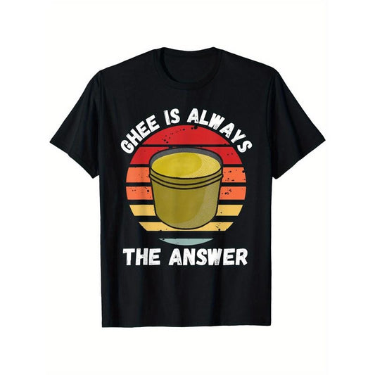 Vintage Foodie Graphic Tee - 100% Cotton,, Perfect for Gifts & Casual Wear, Machine Washable - Black Made in USA