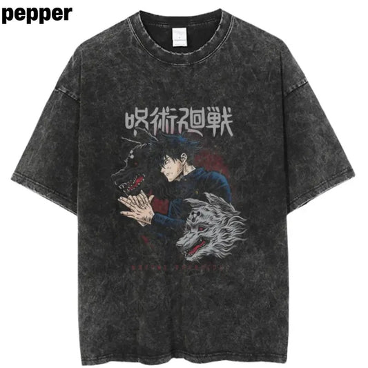 Vintage Fushiguro x Divine Dogs Tee, JUJUTSU KAISEN Shirt, Anime T-shirt , Gift for him, gift for her Menswear Top Underwear Tshirt