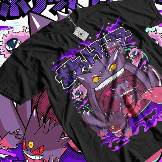 Vintage Gengar T-shirt, Anime Manga Shirt, Anime Lovers Shirt